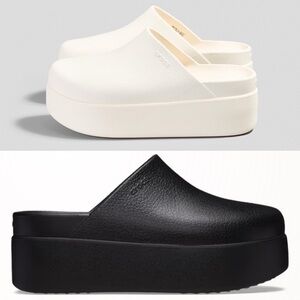 NWT (2) Crocs Dylan Platform Clog